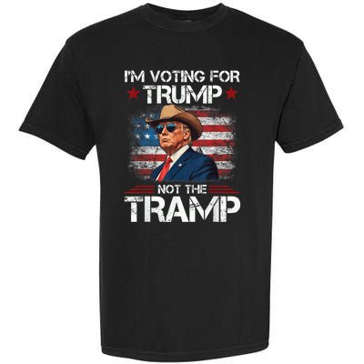 Im Voting For Trump Not The Tramp Trump Vance 2024 Garment-Dyed Heavyweight T-Shirt