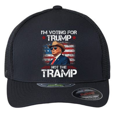 Im Voting For Trump Not The Tramp Trump Vance 2024 Flexfit Unipanel Trucker Cap