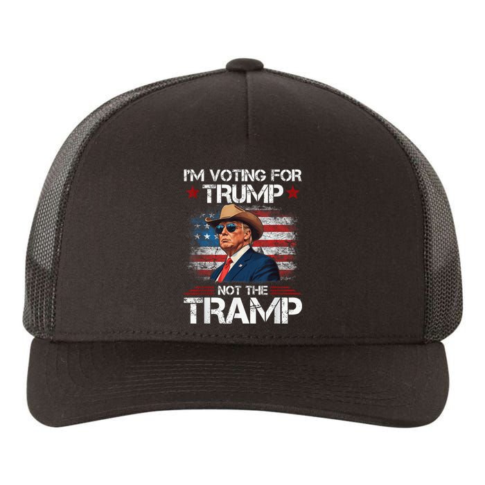 Im Voting For Trump Not The Tramp Trump Vance 2024 Yupoong Adult 5-Panel Trucker Hat