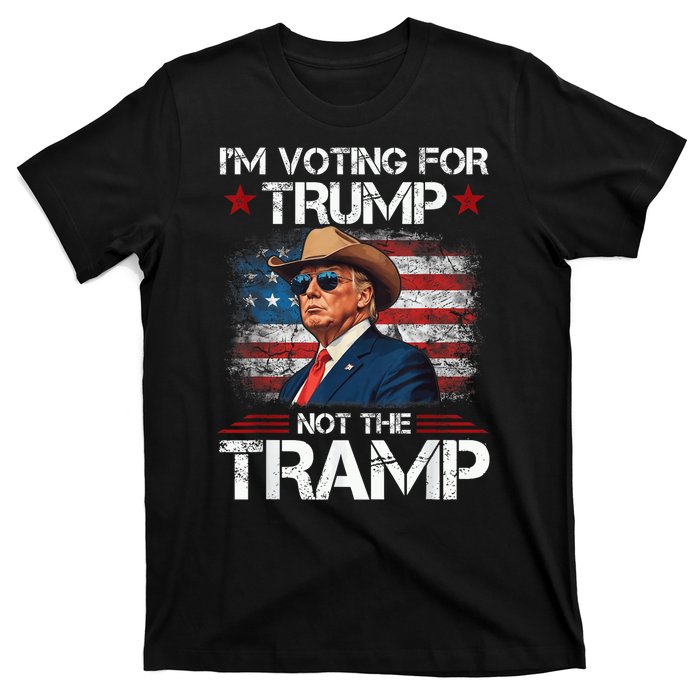 Im Voting For Trump Not The Tramp Trump Vance 2024 T-Shirt