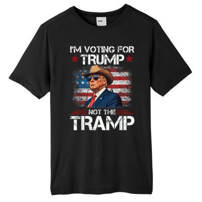 Im Voting For Trump Not The Tramp Trump Vance 2024 Tall Fusion ChromaSoft Performance T-Shirt