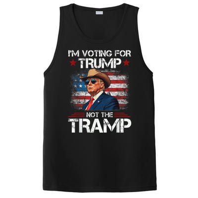 Im Voting For Trump Not The Tramp Trump Vance 2024 PosiCharge Competitor Tank