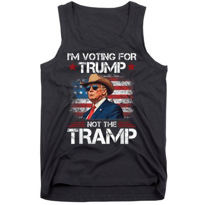 Im Voting For Trump Not The Tramp Trump Vance 2024 Tank Top