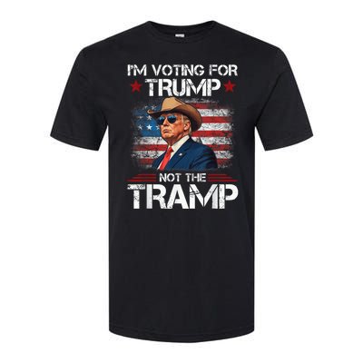 Im Voting For Trump Not The Tramp Trump Vance 2024 Softstyle CVC T-Shirt