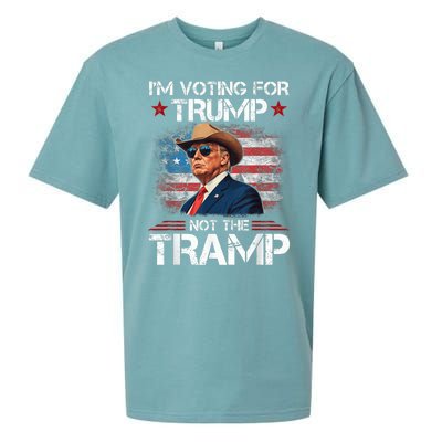 Im Voting For Trump Not The Tramp Trump Vance 2024 Sueded Cloud Jersey T-Shirt