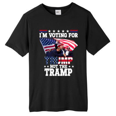 IM Voting For Trump Not The Tramp Trump Vance 2024 Tall Fusion ChromaSoft Performance T-Shirt