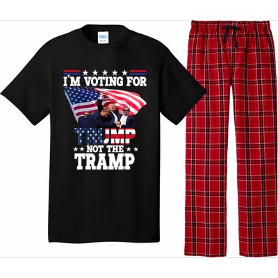 IM Voting For Trump Not The Tramp Trump Vance 2024 Pajama Set