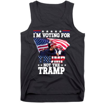 IM Voting For Trump Not The Tramp Trump Vance 2024 Tank Top