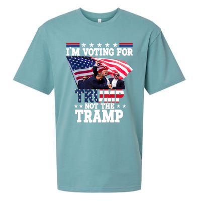 IM Voting For Trump Not The Tramp Trump Vance 2024 Sueded Cloud Jersey T-Shirt