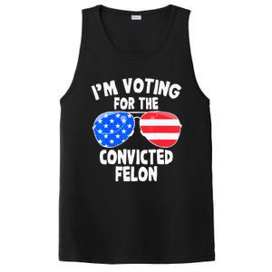 IM Voting For The Convicted Felon Funny Pro 2024 PosiCharge Competitor Tank