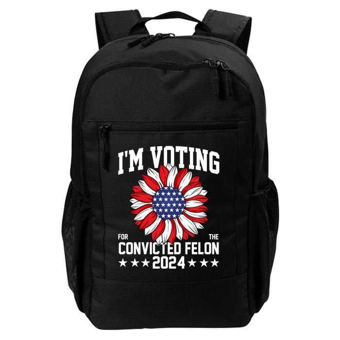 Im Voting For The Convicted Felon 4th Of July Pro Trump Backpack