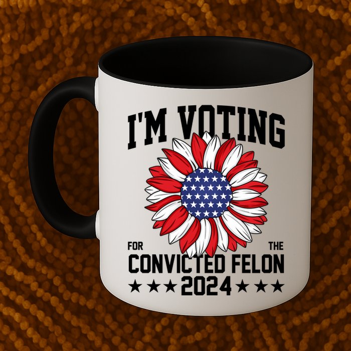 Im Voting For The Convicted Felon 4th Of July Pro Trump Mug