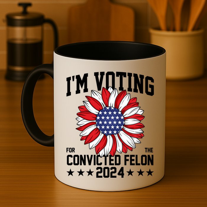 Im Voting For The Convicted Felon 4th Of July Pro Trump Mug