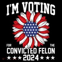 Im Voting For The Convicted Felon 4th Of July Pro Trump Wool Snapback Cap