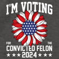 Im Voting For The Convicted Felon 4th Of July Pro Trump Vector Backpack