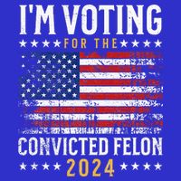 IM Voting Felon 2024 Voting For Felon Convicted Felon Button