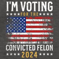 IM Voting Felon 2024 Voting For Felon Convicted Felon Vector Backpack