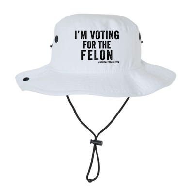 IM Voting For The Felon Trump 2024 Never Surrender 2024 America Under Distress Legacy Cool Fit Booney Bucket Hat