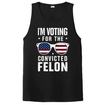 IM Voting For The Convicted Felon Funny Trump 2024 PosiCharge Competitor Tank