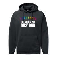 IM Voting For Gus Dad Performance Fleece Hoodie