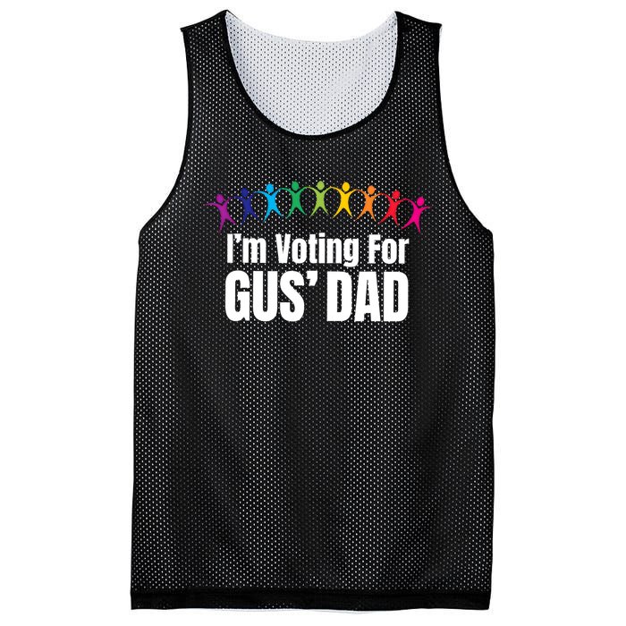 IM Voting For Gus Dad Mesh Reversible Basketball Jersey Tank