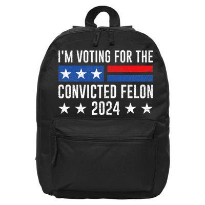 Im Voting Felon 2024 Voting 16 in Basic Backpack