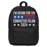 Im Voting Felon 2024 Voting 16 in Basic Backpack