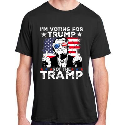 IM Voting For Trump Not The Tramp Trump Vance 2024 America Flag Adult ChromaSoft Performance T-Shirt