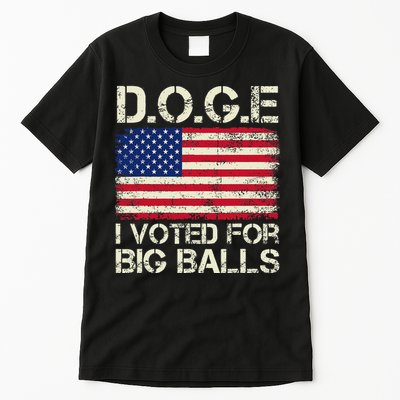 I Voted For Big Balls Doge Tall T-Shirt