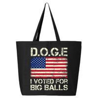 I Voted For Big Balls Doge 25L Jumbo Tote