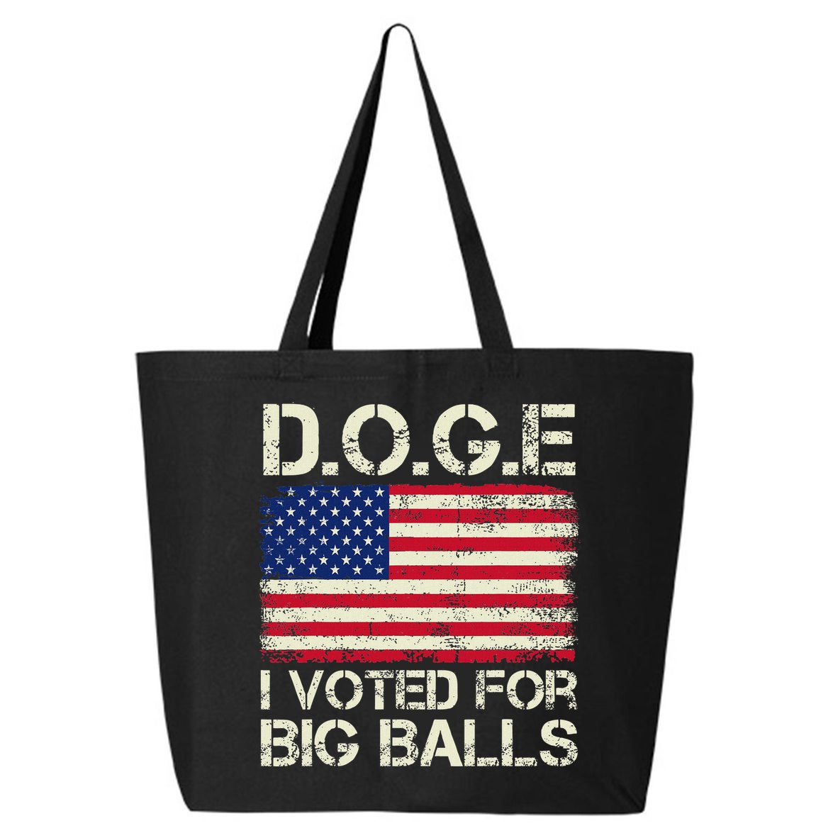 I Voted For Big Balls Doge 25L Jumbo Tote