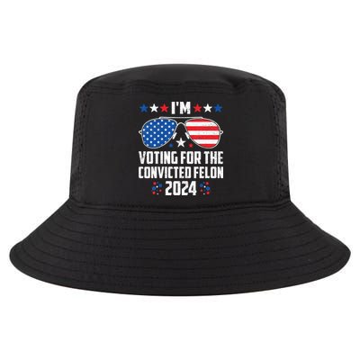 IM Voting Felon 2024 Voting For Felon Women Convicted Felon Cool Comfort Performance Bucket Hat