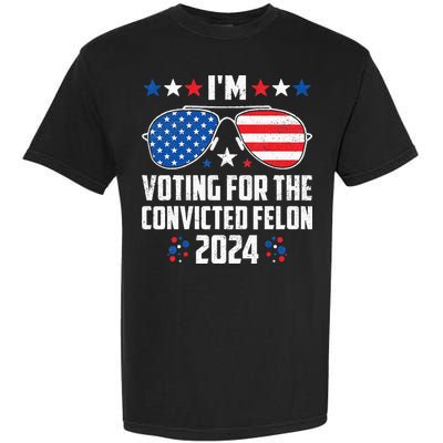 IM Voting Felon 2024 Voting For Felon Women Convicted Felon Garment-Dyed Heavyweight T-Shirt