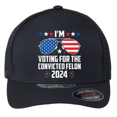 IM Voting Felon 2024 Voting For Felon Women Convicted Felon Flexfit Unipanel Trucker Cap