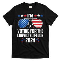 IM Voting Felon 2024 Voting For Felon Women Convicted Felon T-Shirt