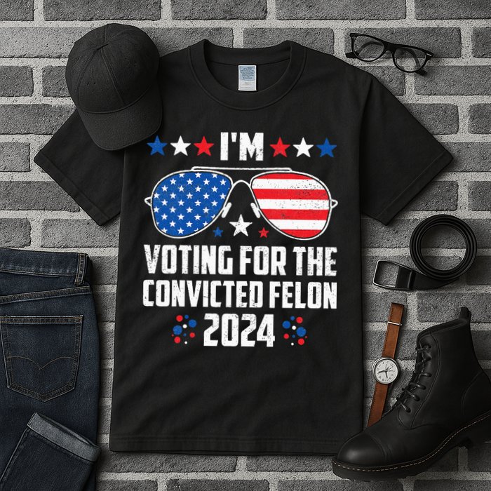 IM Voting Felon 2024 Voting For Felon Women Convicted Felon Tall T-Shirt