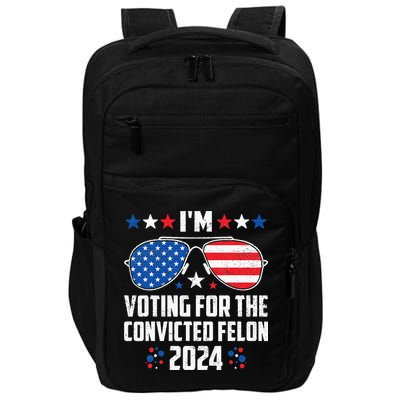 IM Voting Felon 2024 Voting For Felon Women Convicted Felon Impact Tech Backpack