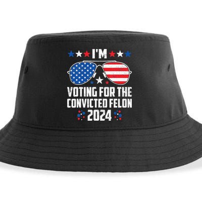 IM Voting Felon 2024 Voting For Felon Women Convicted Felon Sustainable Bucket Hat