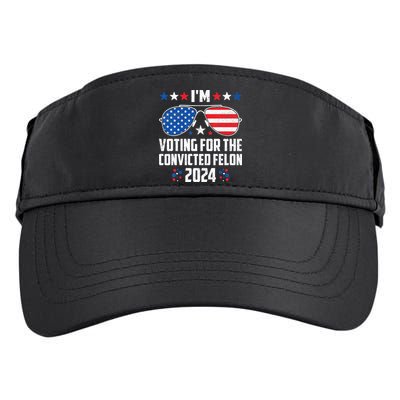 IM Voting Felon 2024 Voting For Felon Women Convicted Felon Adult Drive Performance Visor