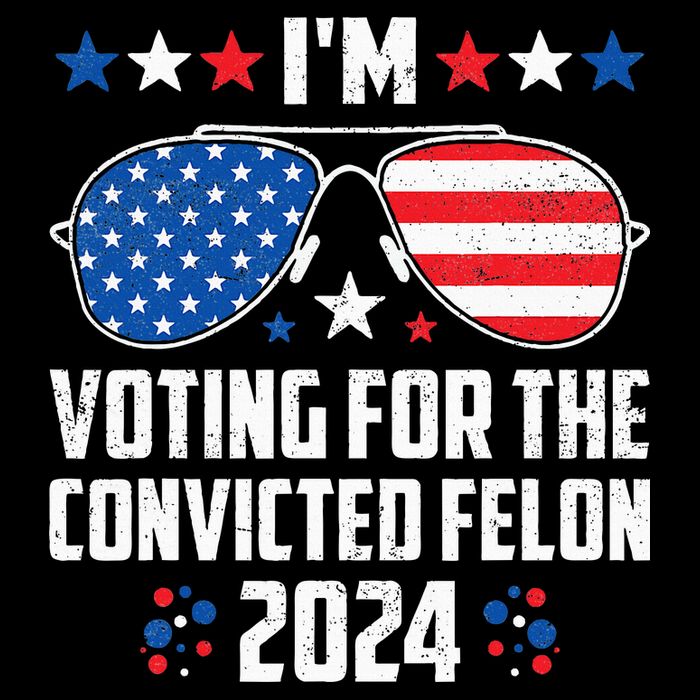 IM Voting Felon 2024 Voting For Felon Women Convicted Felon Drawstring Bag