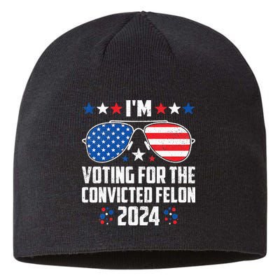 IM Voting Felon 2024 Voting For Felon Women Convicted Felon Sustainable Beanie
