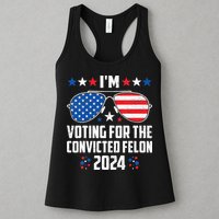 IM Voting Felon 2024 Voting For Felon Women Convicted Felon Womens Tank Top