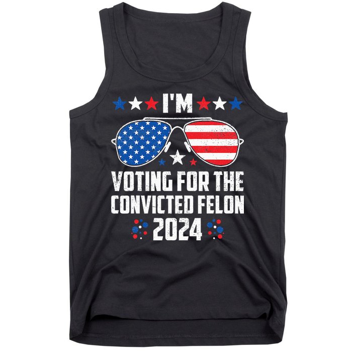 IM Voting Felon 2024 Voting For Felon Women Convicted Felon Tank Top
