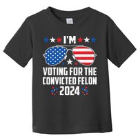 IM Voting Felon 2024 Voting For Felon Women Convicted Felon Toddler T-Shirt