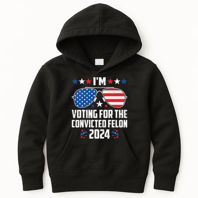 IM Voting Felon 2024 Voting For Felon Women Convicted Felon Kids Hoodie
