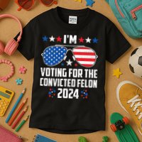 IM Voting Felon 2024 Voting For Felon Women Convicted Felon Kids T-Shirt