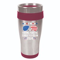 IM Voting Felon 2024 Voting For Felon Women Convicted Felon 16oz Travel Tumbler