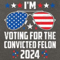 IM Voting Felon 2024 Voting For Felon Women Convicted Felon Cotton Canvas Backpack