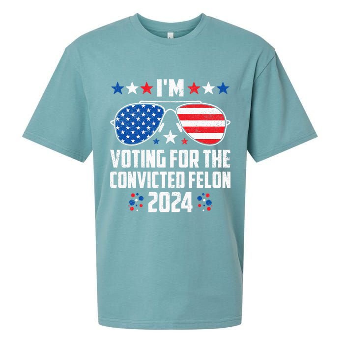 IM Voting Felon 2024 Voting For Felon Women Convicted Felon Sueded Cloud Jersey T-Shirt