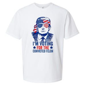 IM Voting For The Convicted Funny Trump 2024 Felon Sueded Cloud Jersey T-Shirt